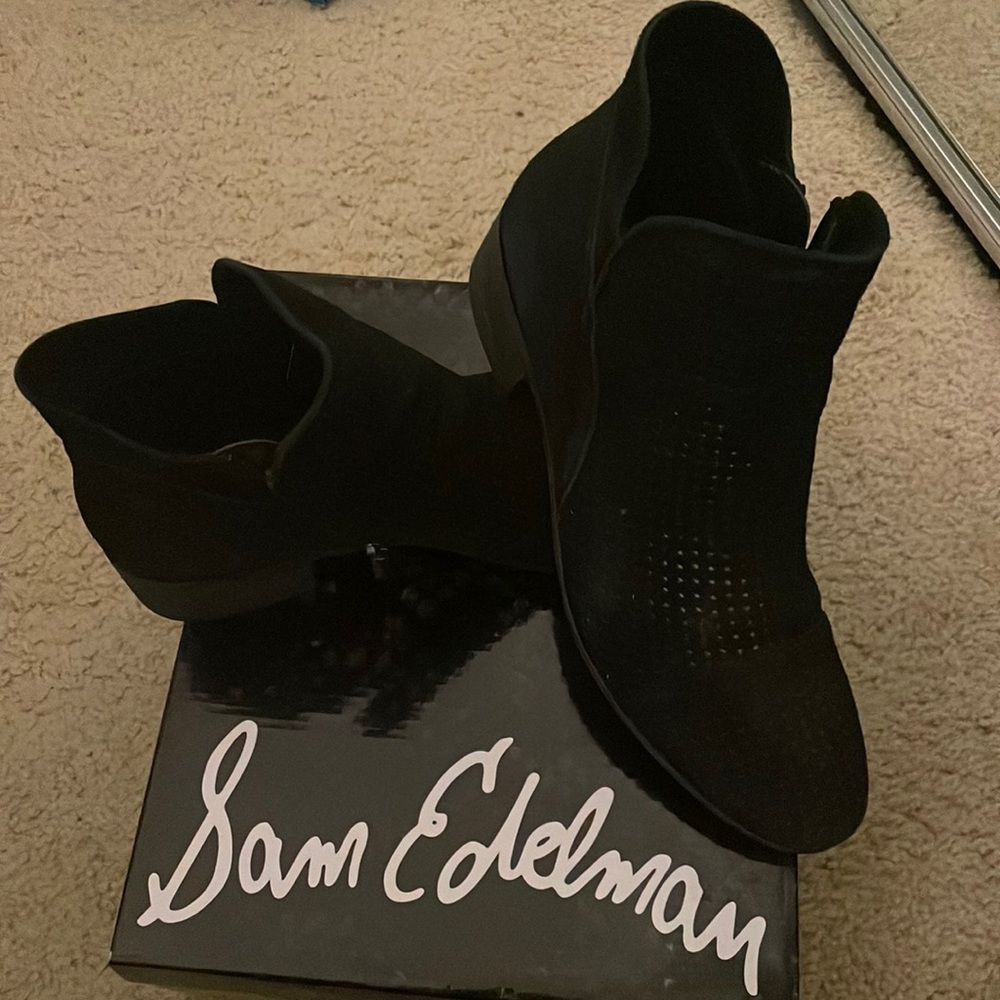 Sam Edelman black booties